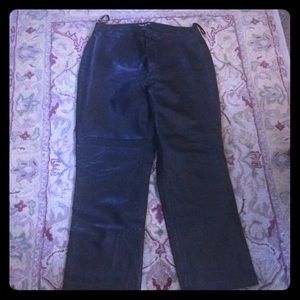 Leather riding pants size 16 Margaret Godfrey